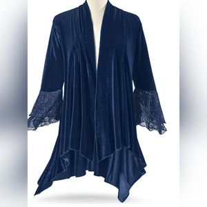 3 piece outfit velvet pants cardigan tank